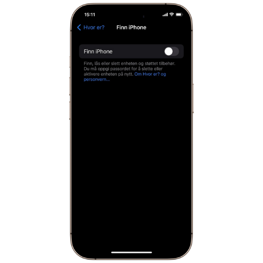 Guide til Finn min Enhet (4)